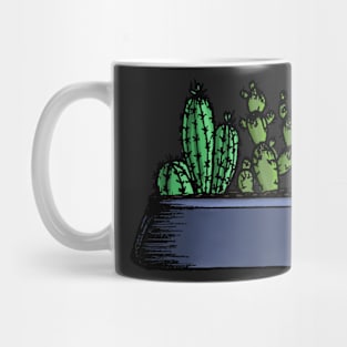 Succulent cactus house plants Mug